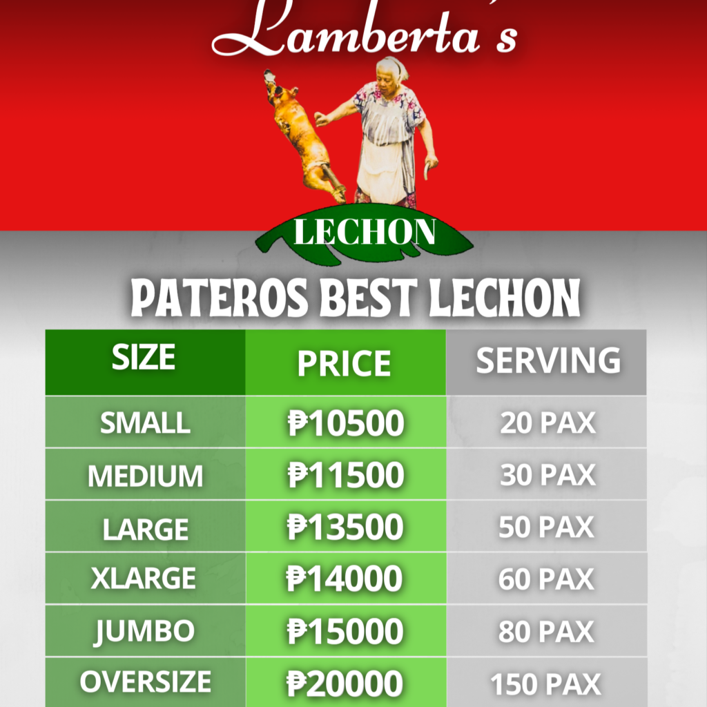 Lamberta's Lechon - Pateros' Best Lechon since 1890s 🐷
